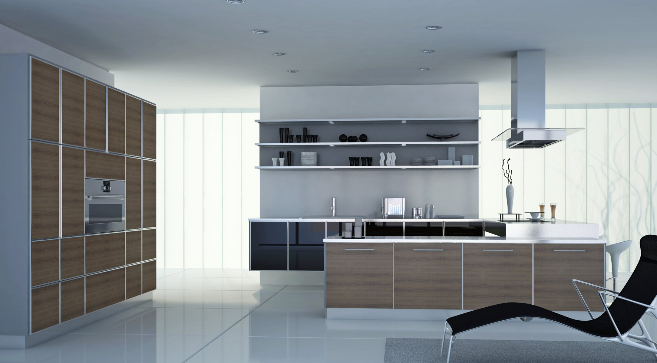 Propuesta Reno de cocinas modernas con detalles clásicos
